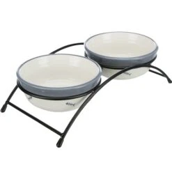 Trixie Voer & Waterbak Set 2x 300 ML