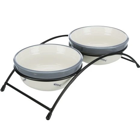 Trixie Voer & Waterbak Set 2x 300 ML 1 Trixie Voer & Waterbak Set 2x 300 ML